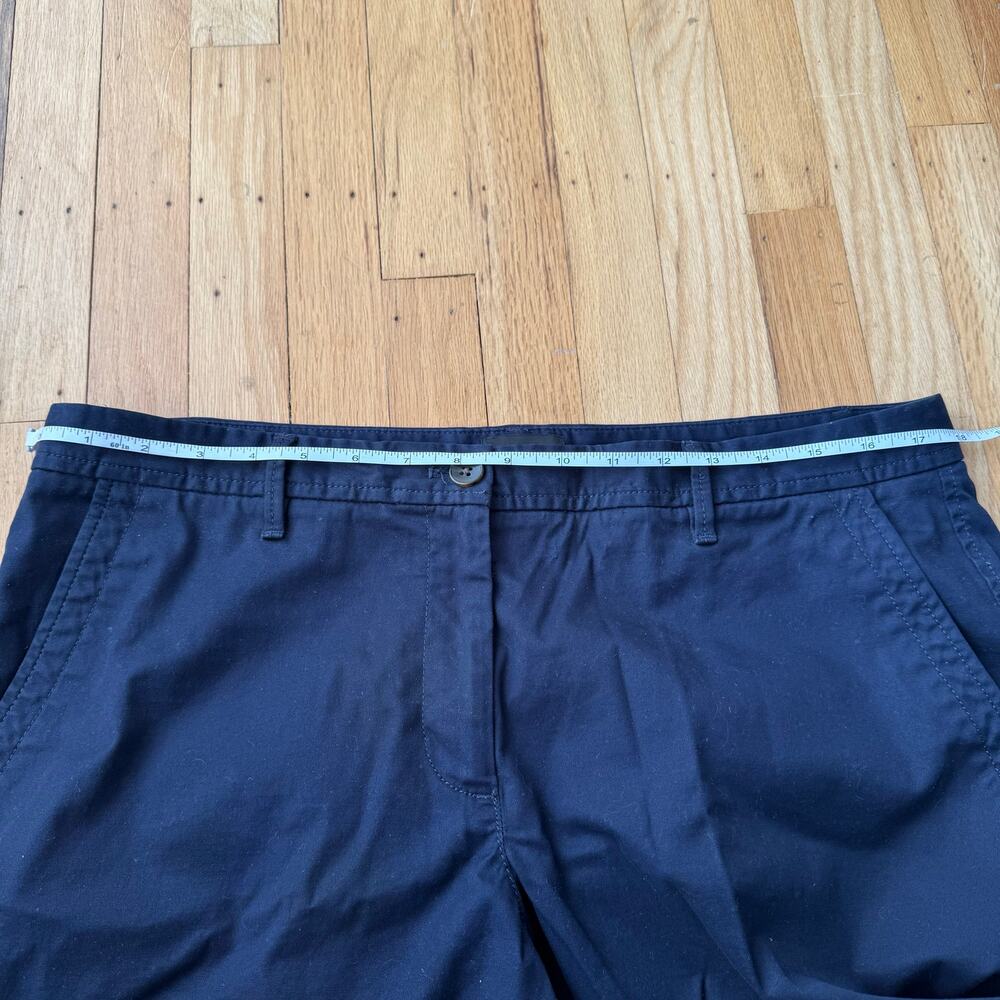 Talbots Navy Blue Relaxed Chino Trousers Pants Size 12P Casual Office Preppy - Picture 3 of 8